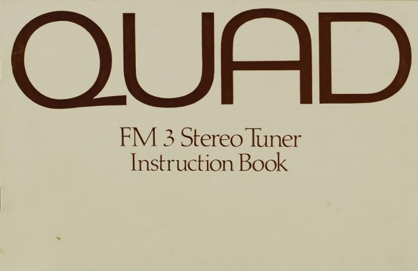 Quad FM 3 Bedienungsanleitung