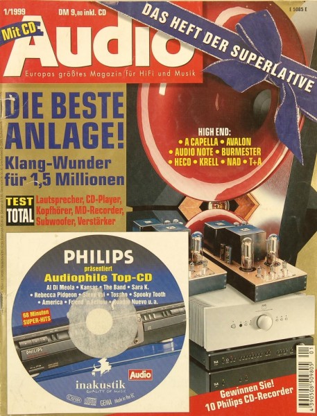 Audio 1/1999 Zeitschrift
