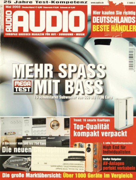 Audio 5/2003 Zeitschrift