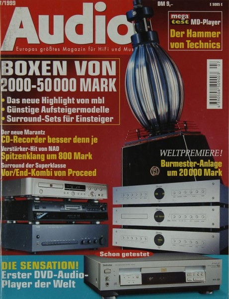 Audio 7/1999 Zeitschrift