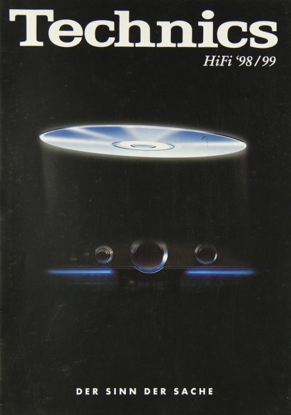 Technics Gesamtkatalog 1998/1999 Prospekt / Katalog