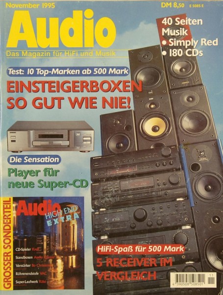 Audio 11/1995 Zeitschrift