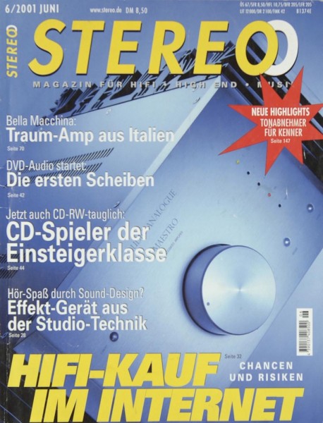 Stereo 6/2001 Zeitschrift