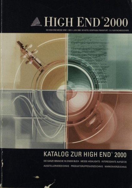 High End 2000 Catalogue for High End 2000 Journal