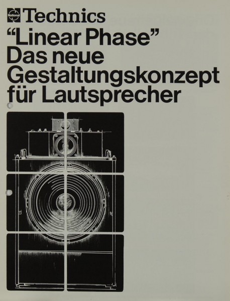 Technics Linear Phase Prospekt / Katalog