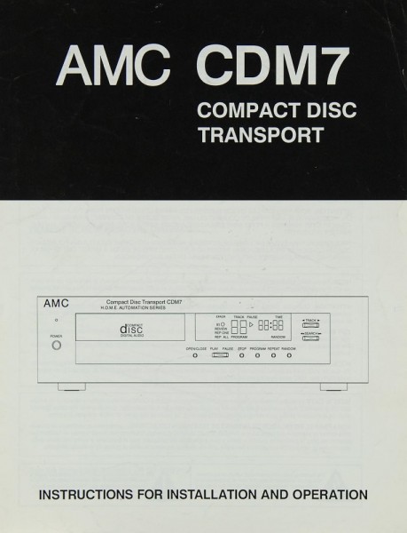 AMC CDM 7 User Guide