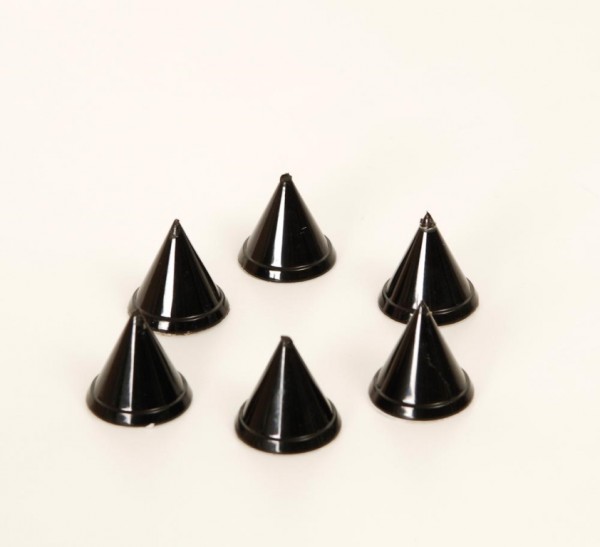 Set of 6 conical feet