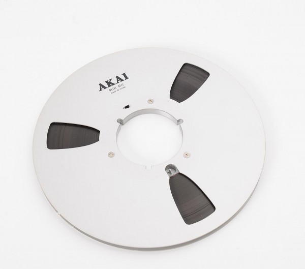 Akai 27cm NAB tape reel with TDK tape