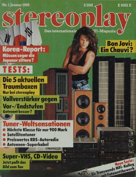 Stereoplay 1/1989 Zeitschrift