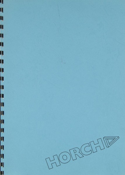 Horch 1.1 User manual