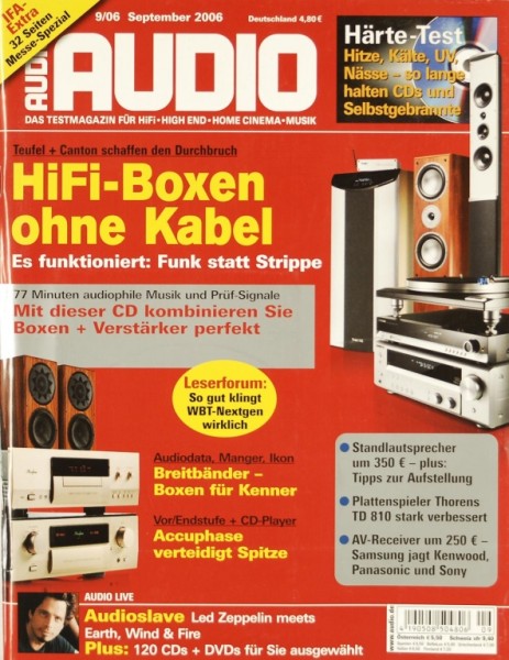 Audio 9/2006 Zeitschrift