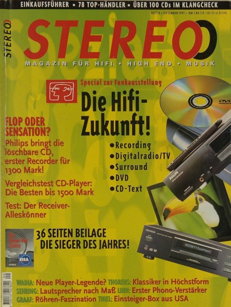Stereo 9/1997 Zeitschrift