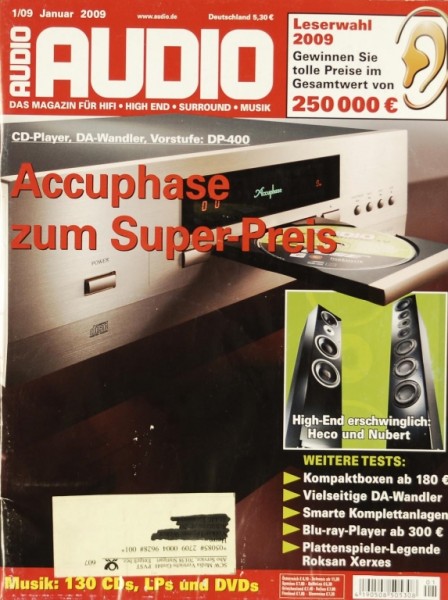 Audio 1/2009 Zeitschrift