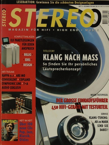 Stereo 12/1994 Zeitschrift