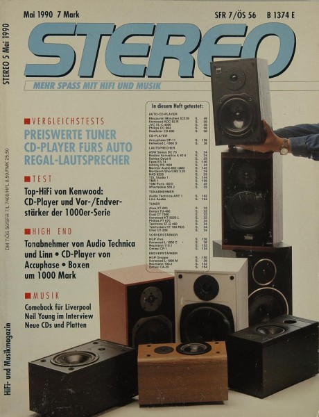 Stereo 5/1990 Zeitschrift