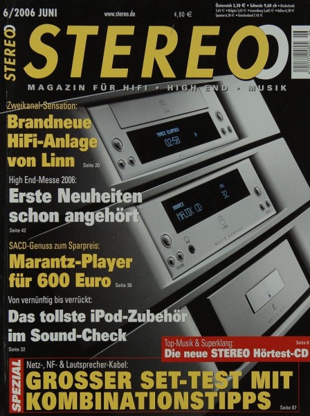 Stereo 6/2006 Zeitschrift