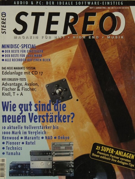 Stereo 1/1998 Zeitschrift