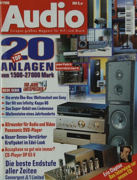 Audio 4/1998 Zeitschrift