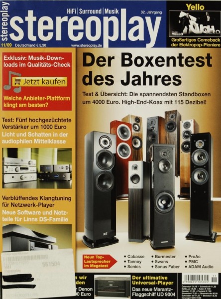 Stereoplay 11/2009 Zeitschrift