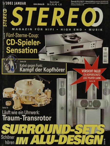 Stereo 1/2002 Zeitschrift