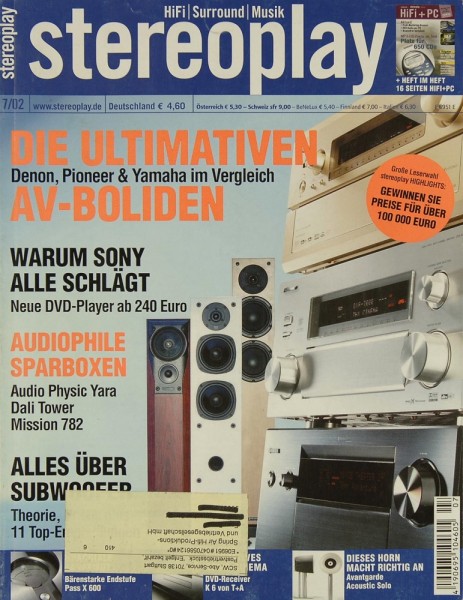 Stereoplay 7/2002 Zeitschrift