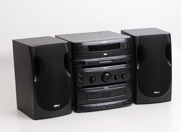 Amp, tuner, twin tape, CD and speaker HiFi Separates Systems Akai Vintage AKAI 