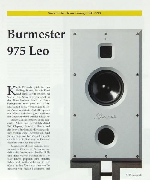 Burmester 975 Leo test reprint