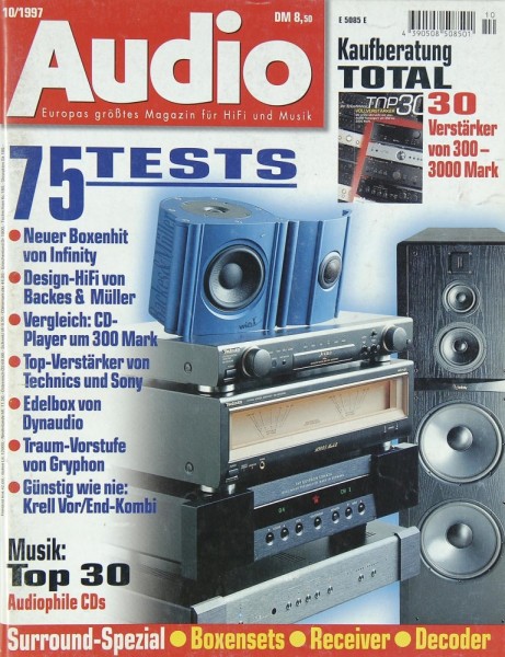 Audio 10/1997 Zeitschrift