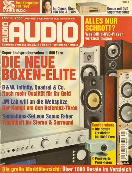 Audio 2/2003 Zeitschrift