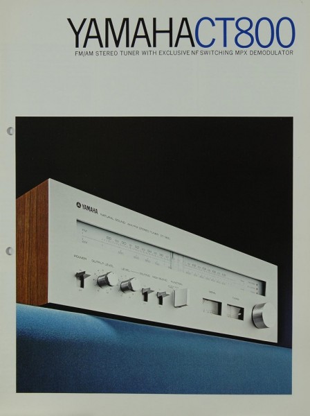 Yamaha CT 800 Brochure / Catalogue