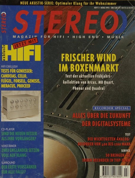 Stereo 3/1995 Zeitschrift