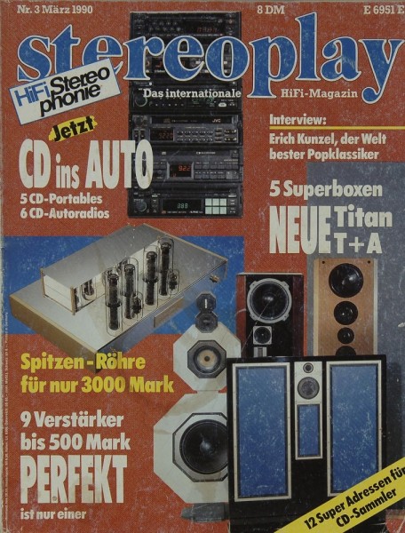 Stereoplay 3/1990 Zeitschrift