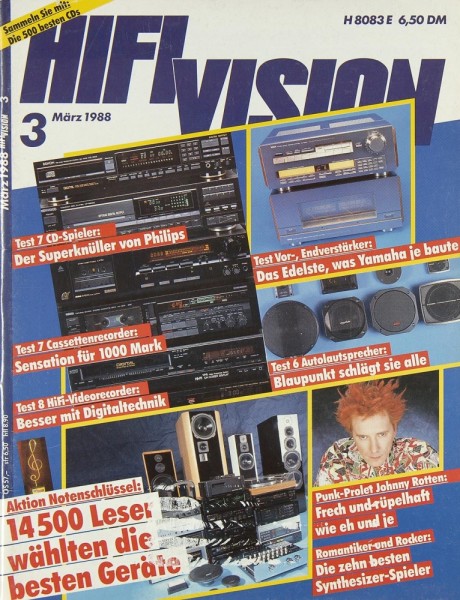 Hifi Vision 3/1988 Zeitschrift