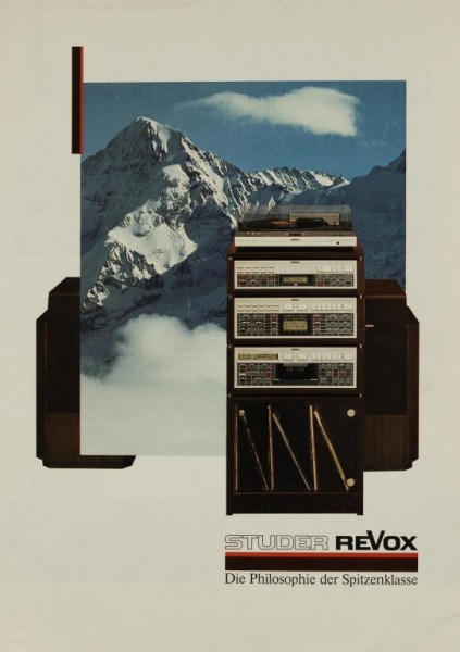Revox (Studer Revox) Programm 86/87 Prospekt / Katalog