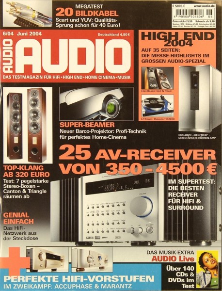 Audio 6/2004 Zeitschrift