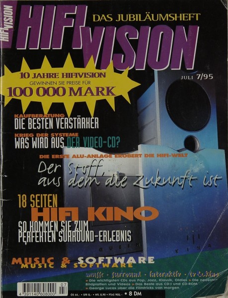 Hifi Vision 7/1995 Zeitschrift