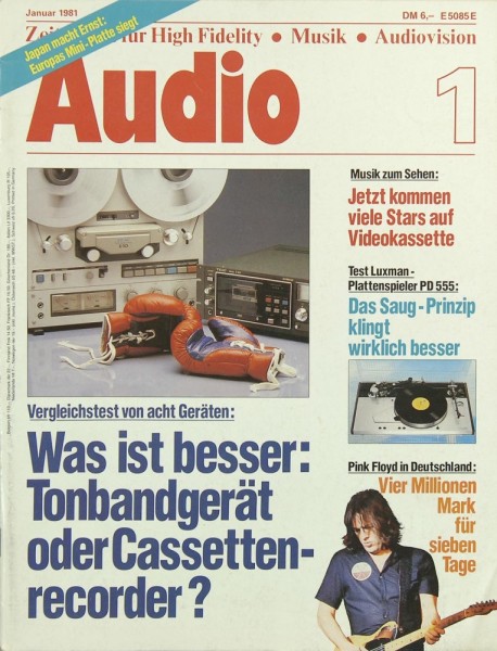 Audio 1/1981 Zeitschrift