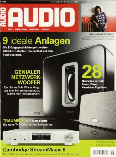 Audio 8/2012 Zeitschrift