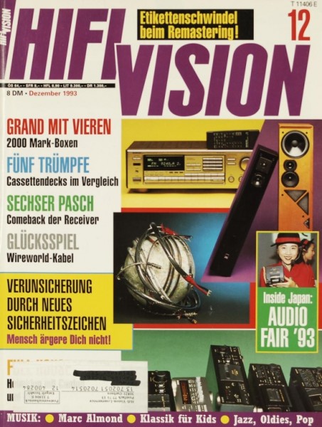 Hifi Vision 12/1993 Zeitschrift
