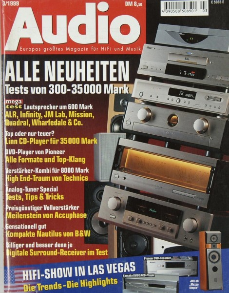 Audio 3/1999 Zeitschrift