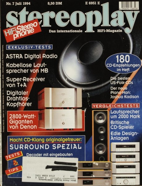 Stereoplay 7/1994 Zeitschrift