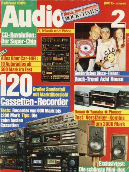 Audio 2/1989 Zeitschrift