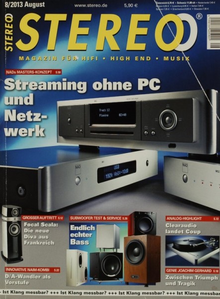Stereo 8/2013 Zeitschrift