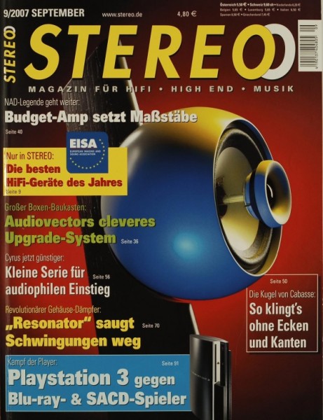 Stereo 9/2007 Zeitschrift