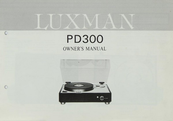 Luxman PD 300 Bedienungsanleitung
