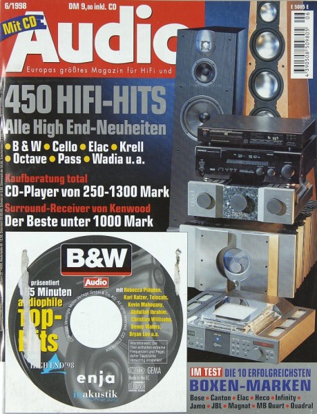 Audio 6/1998 Zeitschrift