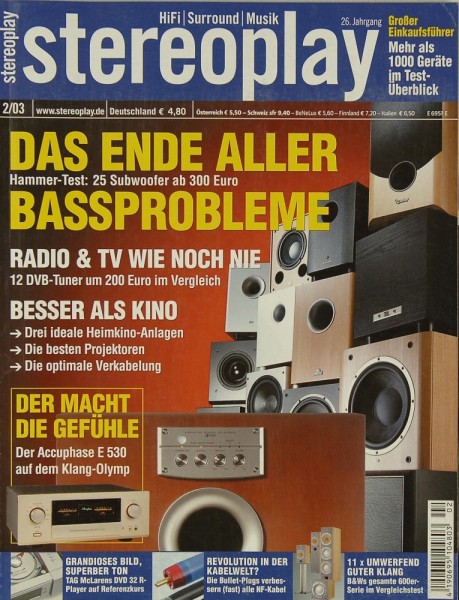 Stereoplay 2/2003 Zeitschrift