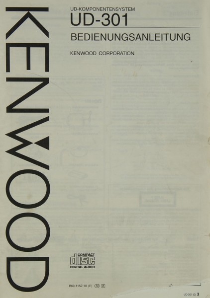 Kenwood DU-301 Manual