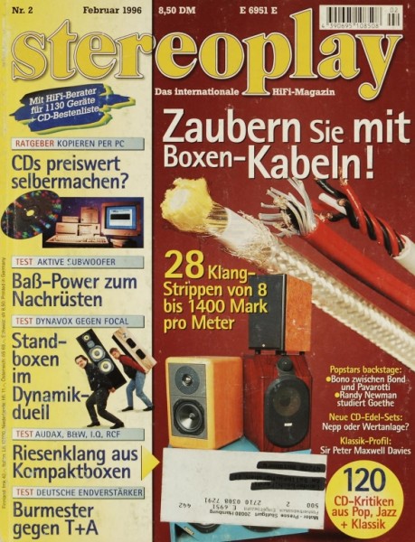 Stereoplay 2/1996 Zeitschrift