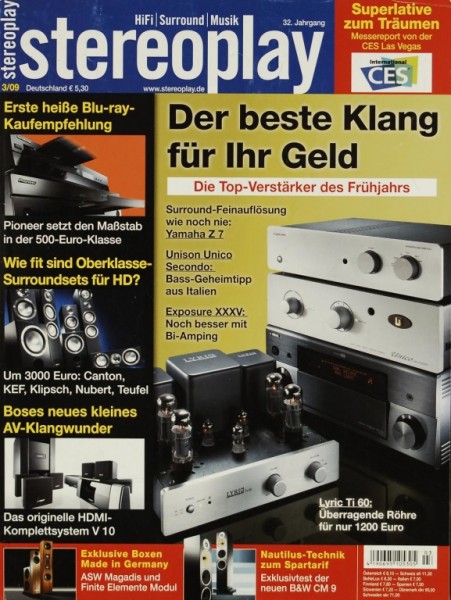 Stereoplay 3/2009 Zeitschrift